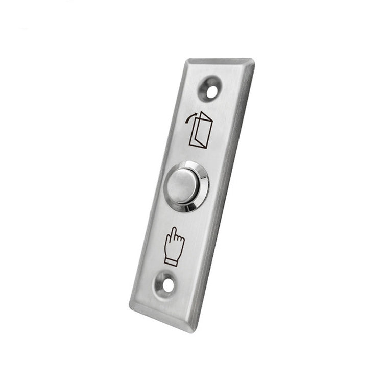 S28 Stainless Steel Narrow Strip Self-reset Electronic Access Control System Switch Out Button S28 Stainless Steel Narrow Strip Self-reset Electronic Access Control System Switch Out Button